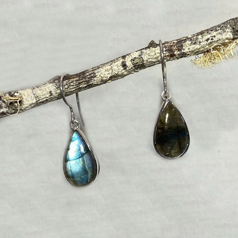 Teardrop Labradorite Earrings
