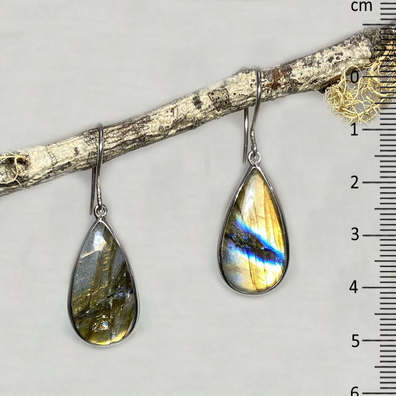 Teardrop Labradorite Earrings