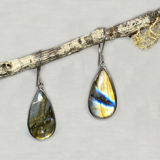 Teardrop Labradorite Earrings