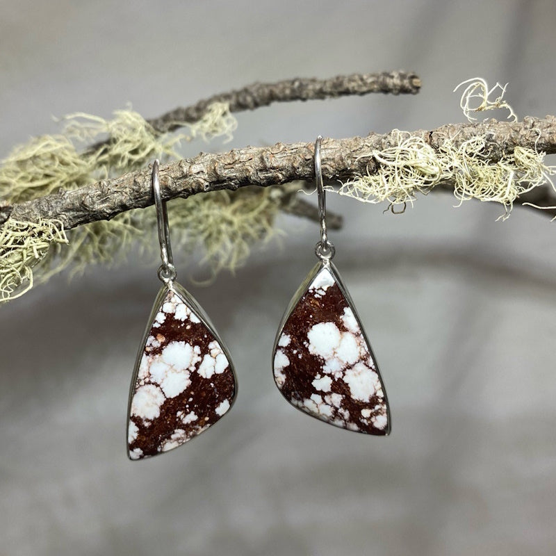 Freeform Magnesite Earrings