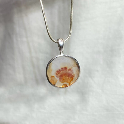 Round Dendritic Agate Pendant