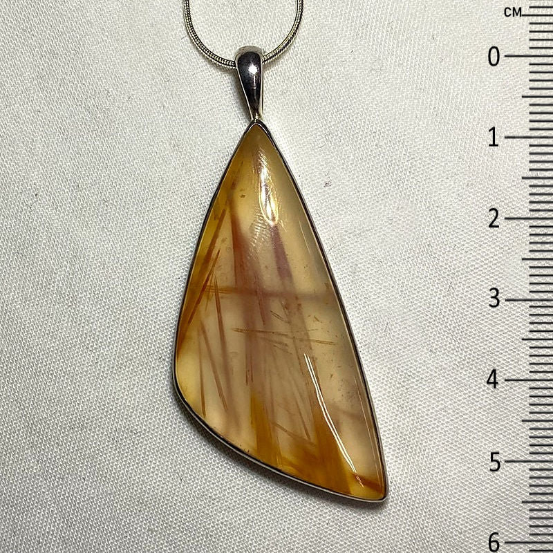 Feather Agate Pendant
