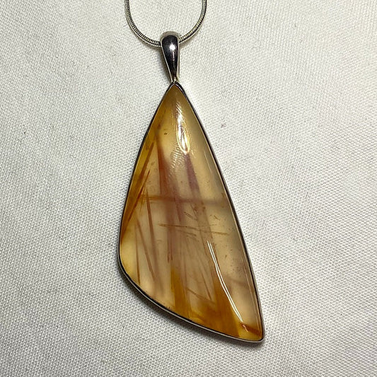 Feather Agate Pendant