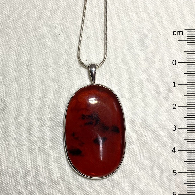 Oval Amber Pendant