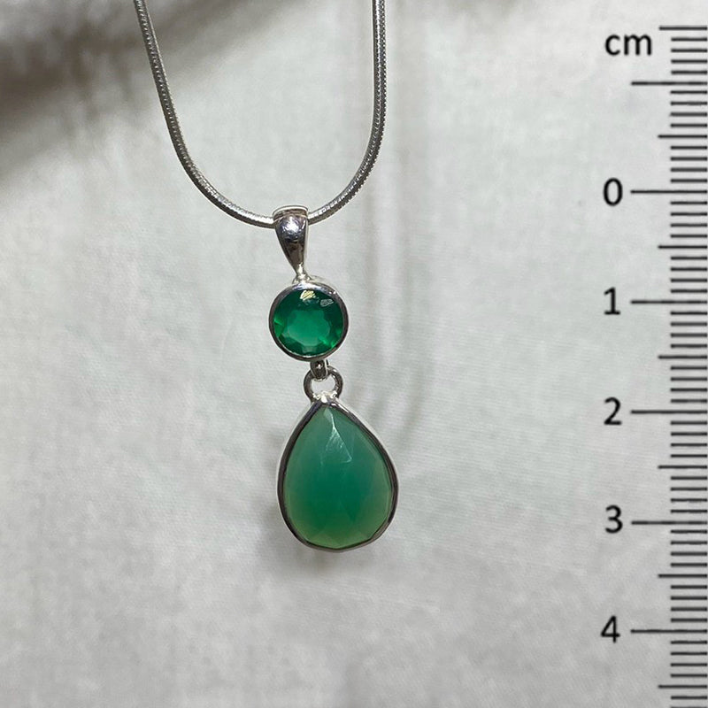 Green Chalcedony Pendant