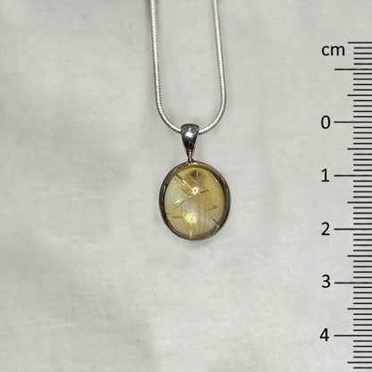 Round Citrine Pendant
