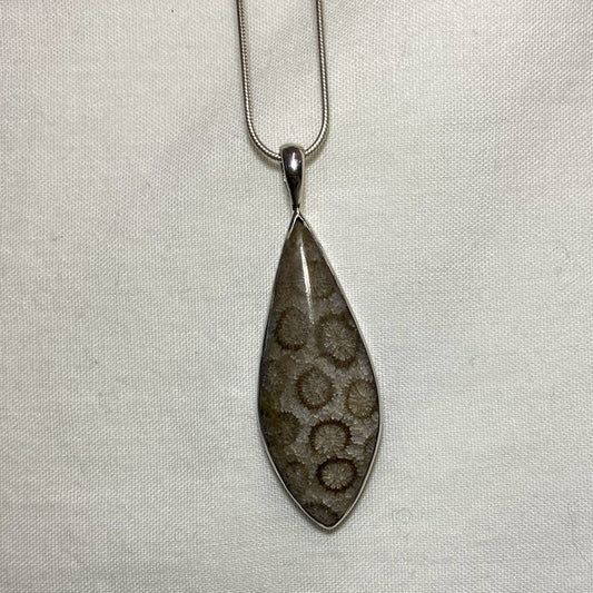 Marquese Fossil Coral Pendant