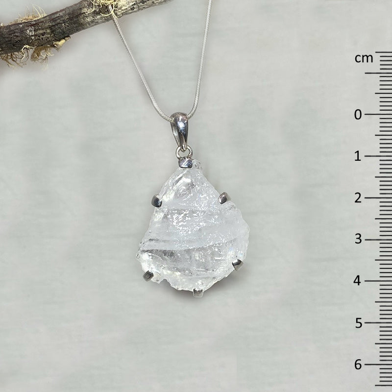 Natural Desert Ice Quartz Pendant