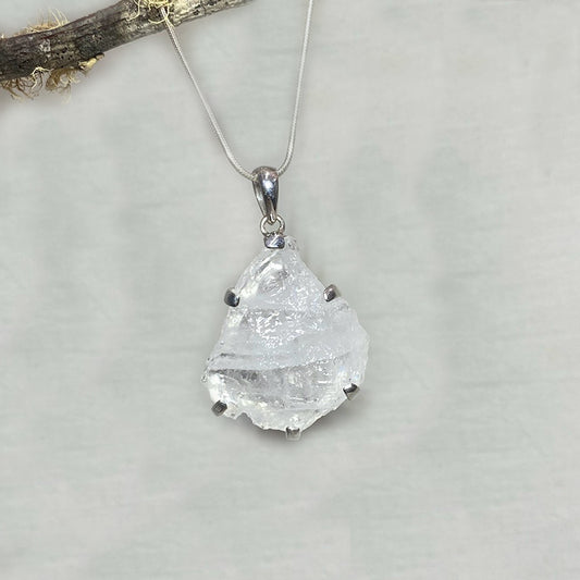 Natural Desert Ice Quartz Pendant