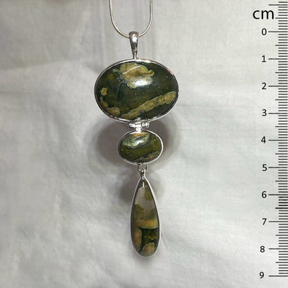 Rainforest Rhyolite Pendant