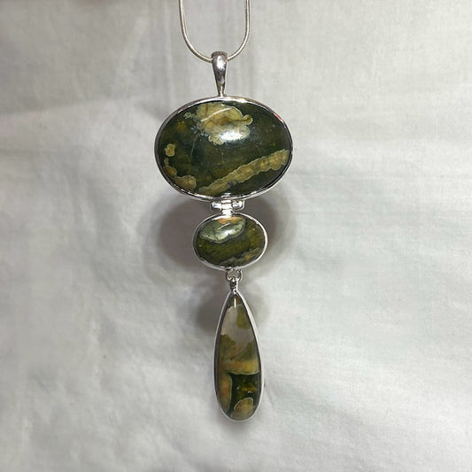 Rainforest Rhyolite Pendant