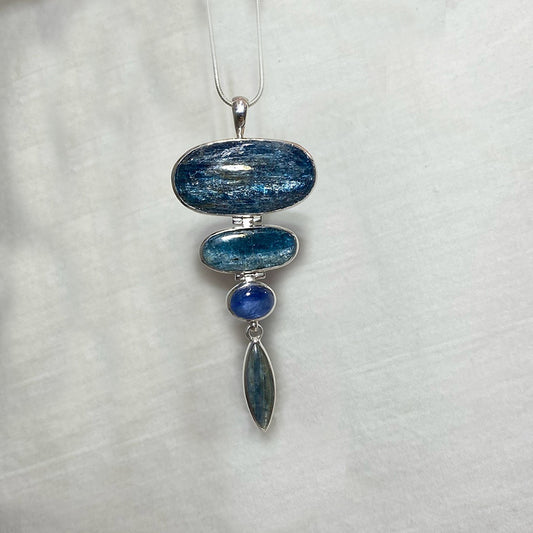 Combination Blue Kyanite & Ocean Kyanite Pendant
