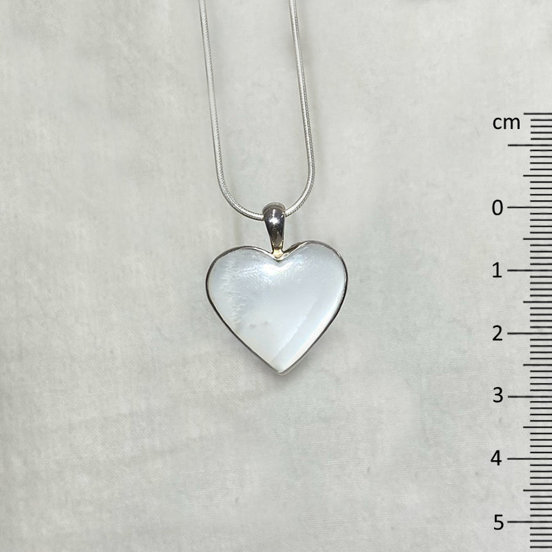 Heart Shaped Moonstone Pendant