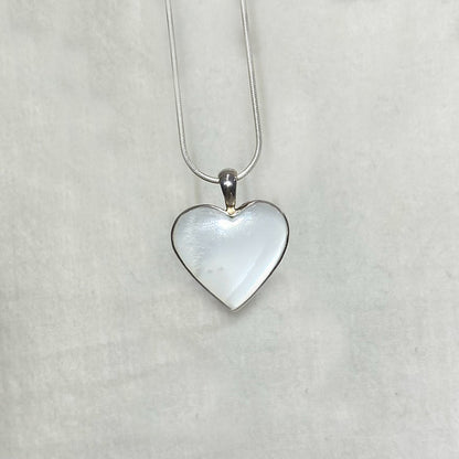 Heart Shaped Moonstone Pendant