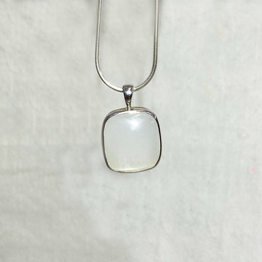 Square Moonstone Pendant