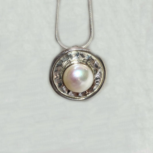Round Pearl Pendant
