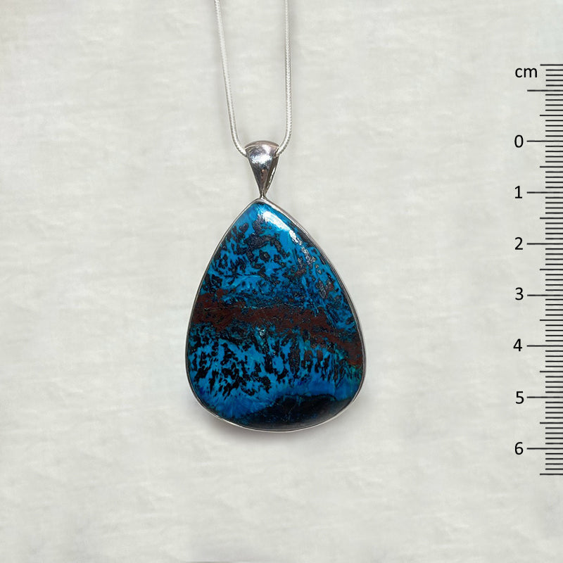 Teardrop Shattuckite Pendant