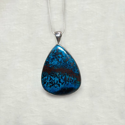 Teardrop Shattuckite Pendant