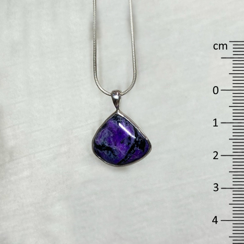 Freeform Sugilite Pendant