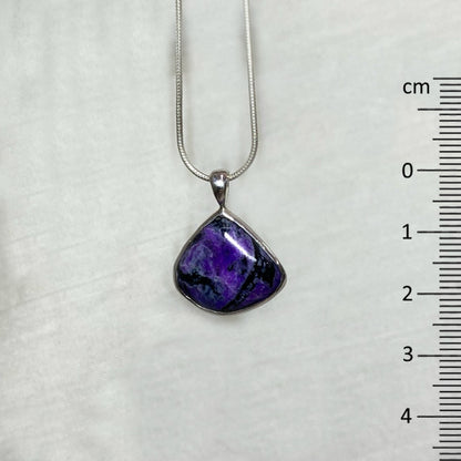 Freeform Sugilite Pendant