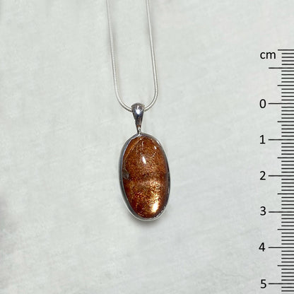 Oval Sunstone Pendant