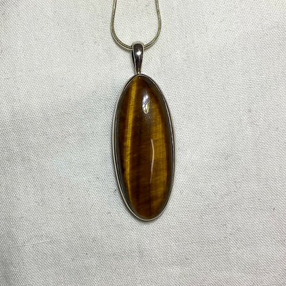 Oval Tigers Eye Pendant