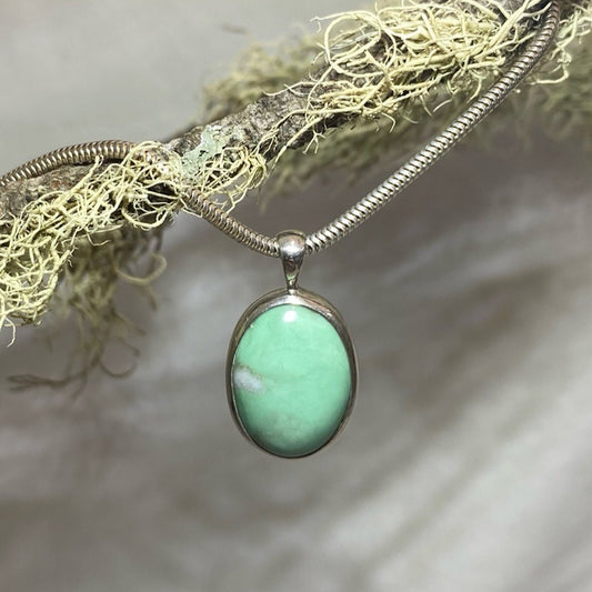 Oval Variscite Pendant