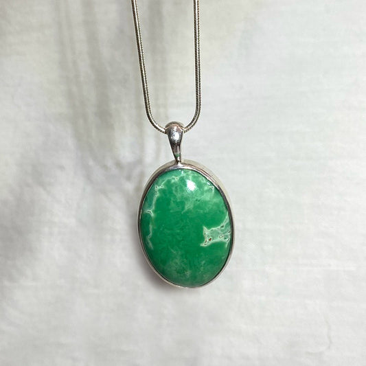 Oval Variscite Pendant