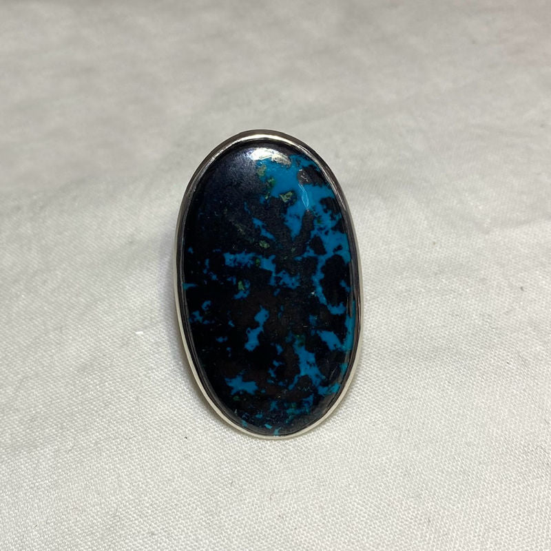 Oval Shattuckite Ring- Size 9