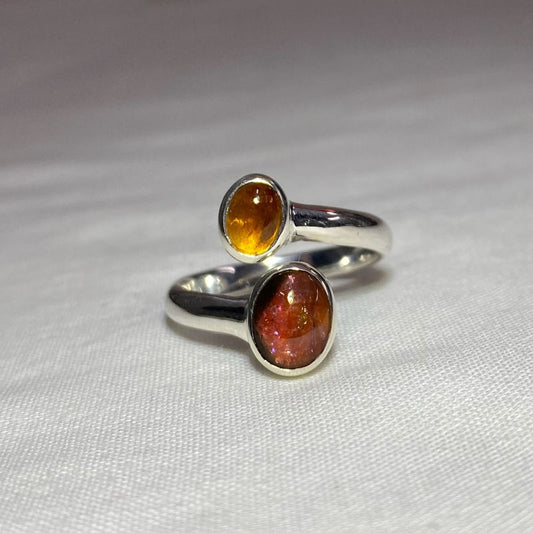 Oval Tourmaline Ring- Size 9.5