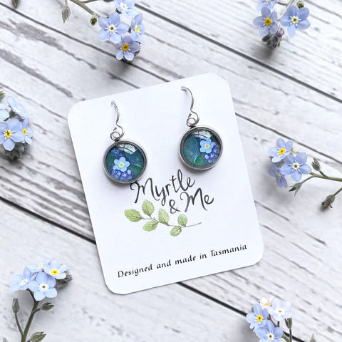 Myrtle & Me Forget Me Not - Drop Earrings