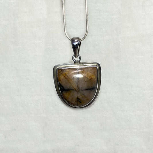 Chiastolite Pendant