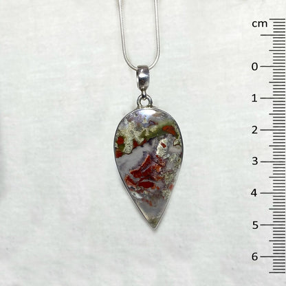 Pear Shaped Opal Wood Pendant
