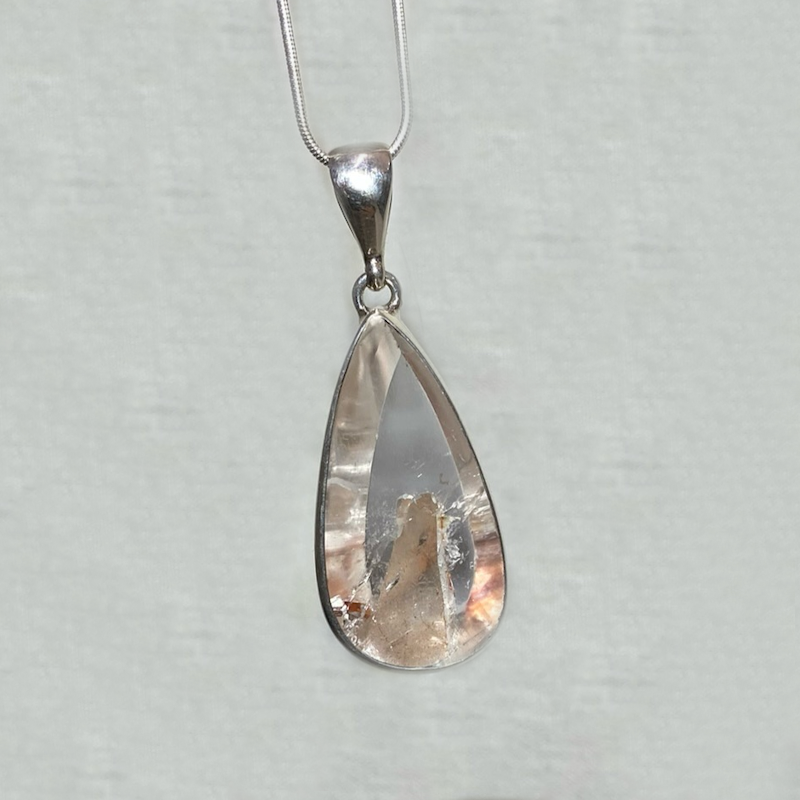 Teardrop Manifestation Quartz Pendant