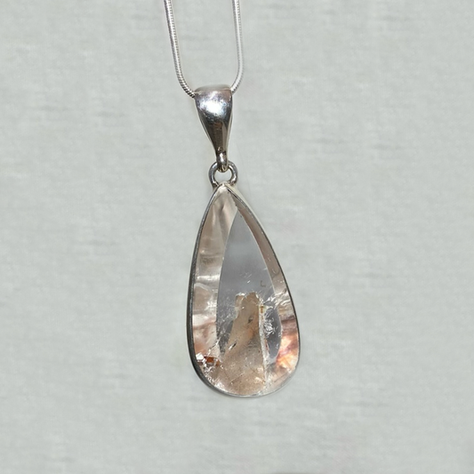Teardrop Manifestation Quartz Pendant