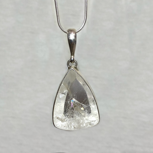 Triangle Manifestation Quartz Pendant