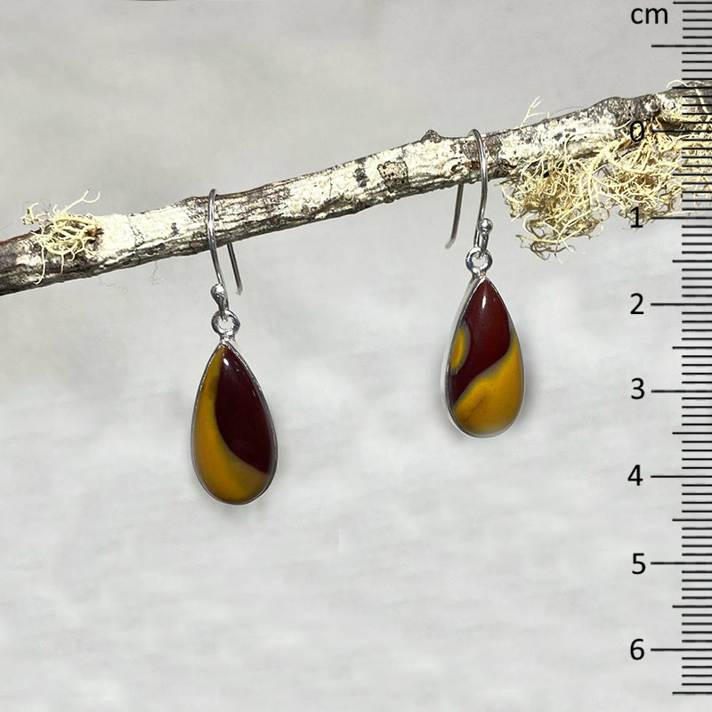 Teardrop Mookaite Jasper Earrings