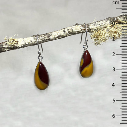 Teardrop Mookaite Jasper Earrings
