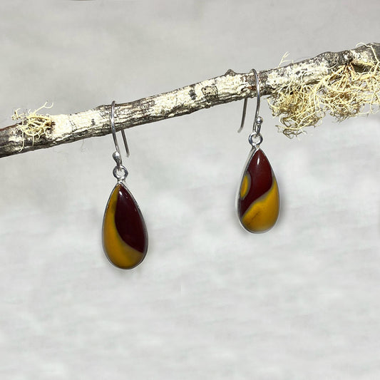 Teardrop Mookaite Jasper Earrings