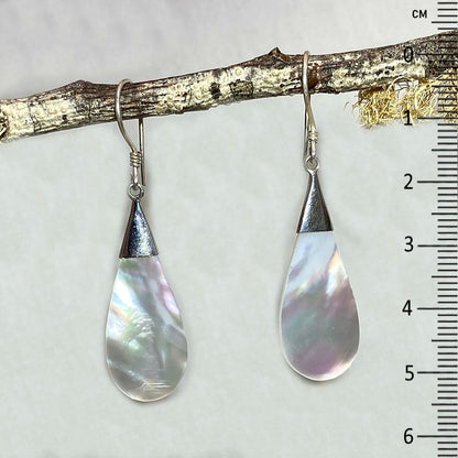 Teardrop Mother Of Pearl Earrings