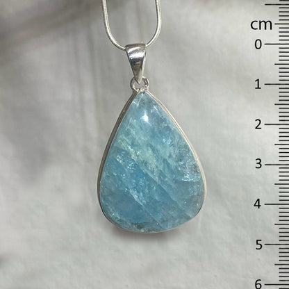 Teardrop Aquamarine Pendant