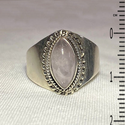 Marquese Rose Quartz Ring- Size 9