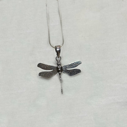 Sterling Silver Dragonfly Pendant