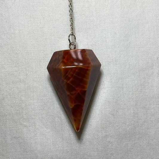 Fire Agate Pendulum