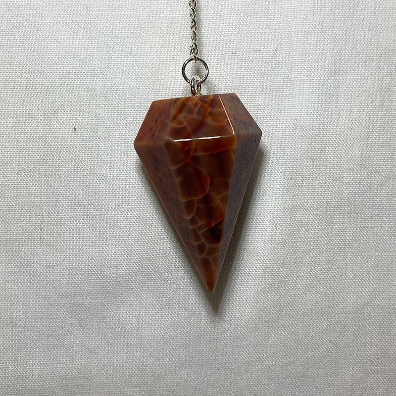 Fire Agate Pendulum