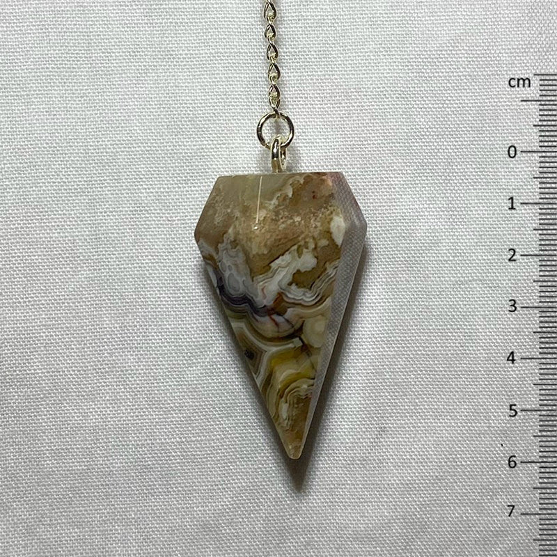 Crazy Lace Agate Pendulum