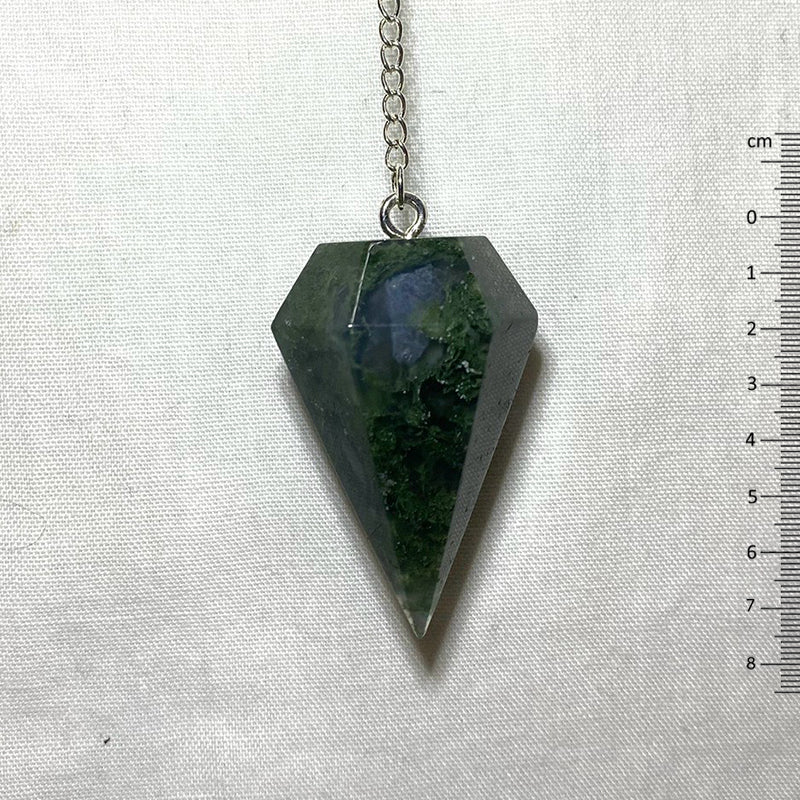 Moss Agate Pendulum