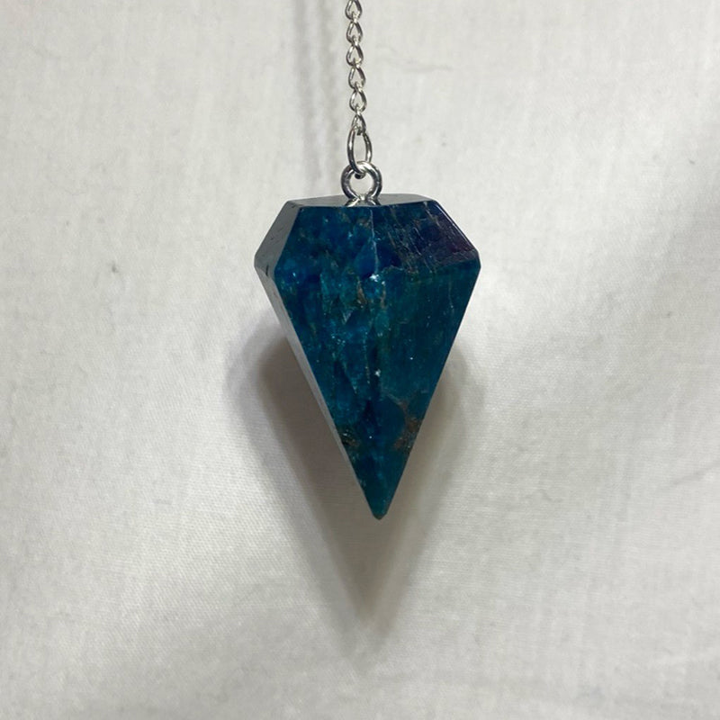 Blue Apatite Pendulum