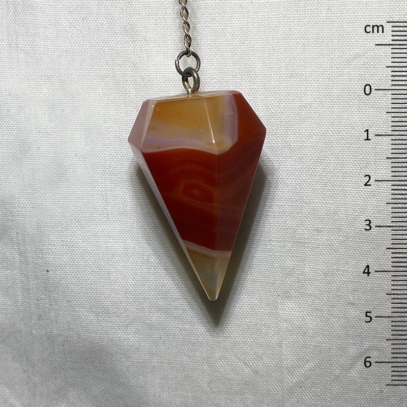 Banded Carnelian Pendulum