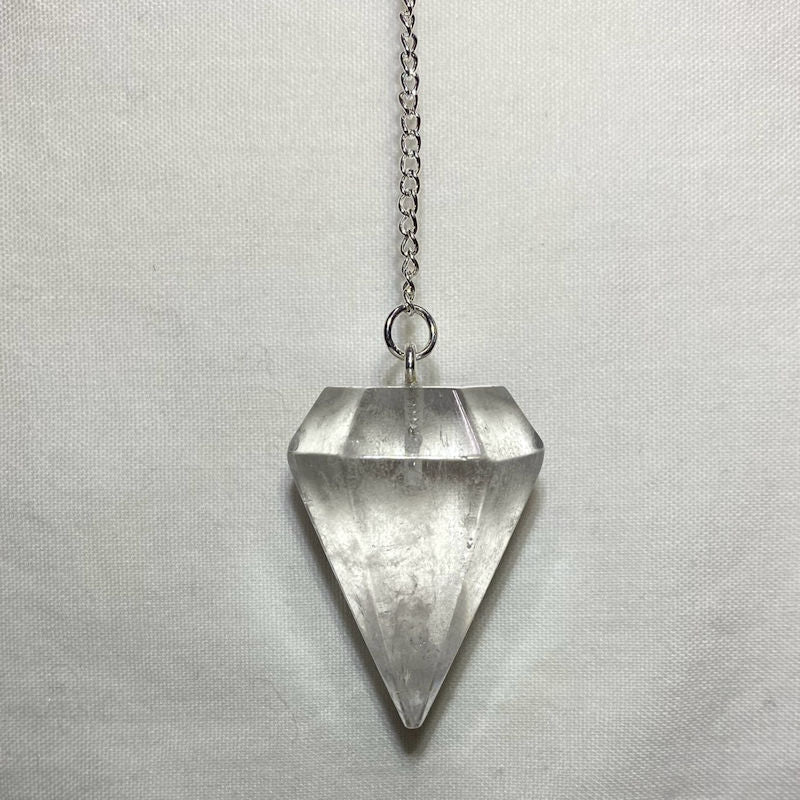 Clear Quartz Pendulum